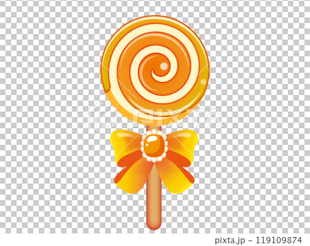 Cute lollipop illustration material 3 119109874