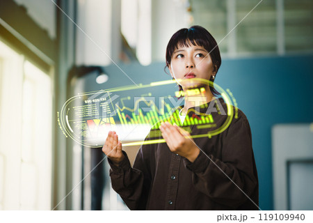 サイバーパンクなホログラム 119109940