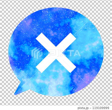 Marble starry sky | X mark speech bubble Marble starry sky | X mark speech bubble 119109999
