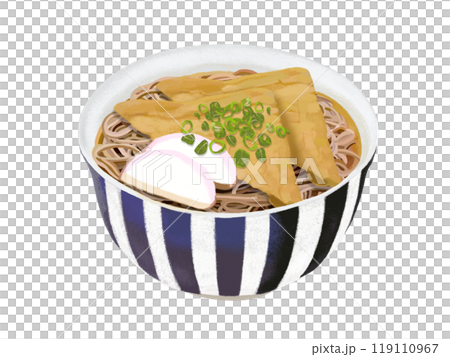 きつねそば（青白椀） 119110967