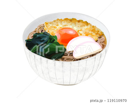 月見そば（白椀） 119110970