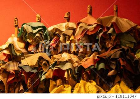 遠野伝承園のオシラサマ 遠野伝承園のオシラサマ 119111047