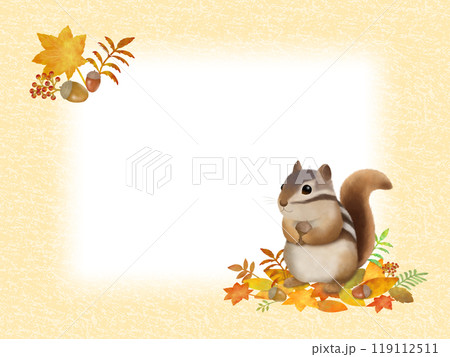 リスのフレーム　A 119112511