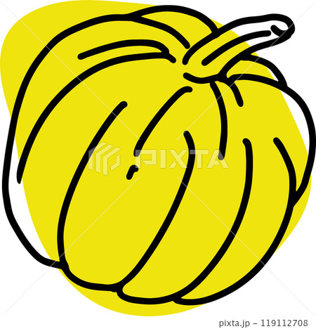 The pumpkin drawing image for Thanksgiving concept The pumpkin drawing image for Thanksgiving concept 119112708