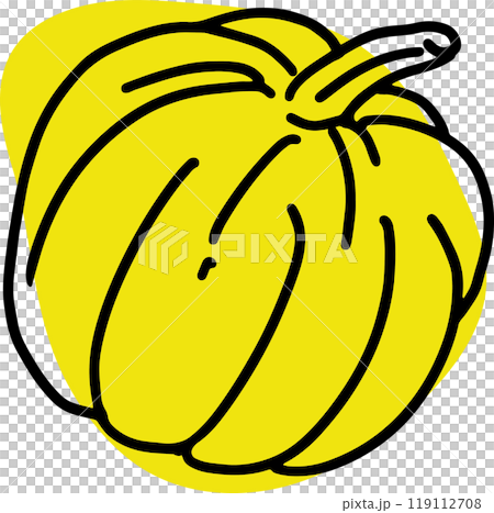 The pumpkin drawing image for Thanksgiving concept The pumpkin drawing image for Thanksgiving concept 119112708