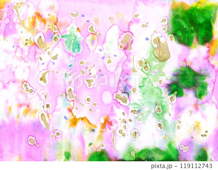水彩手描きテクスチャー素材 水しぶき,飛沫、かすれ、にじみ 水彩手描きテクスチャー素材 水しぶき,飛沫、かすれ、にじみ 119112743