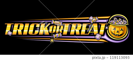 Vector logo for Halloween 119113093