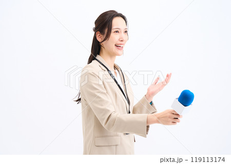 インタビューアー レポーター 司会者 アナウンサー 取材 芸能 インタビューアー レポーター 司会者 アナウンサー 取材 芸能 119113174