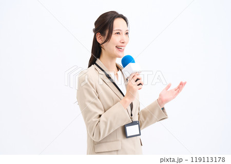 インタビューアー レポーター 司会者 アナウンサー 取材 芸能 インタビューアー レポーター 司会者 アナウンサー 取材 芸能 119113178