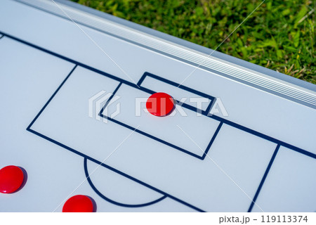 サッカーのゴールキーパー 119113374