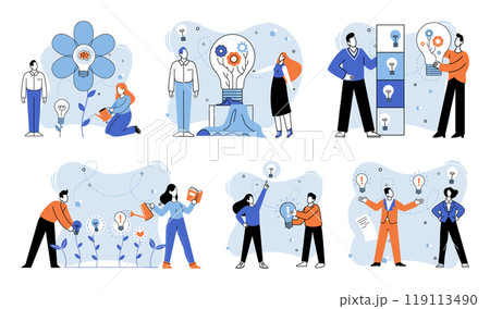 Unconventional thinking vector illustration. Success is symphony played by those who march to beat different drums The singularity your thoughts is canvas on which creativity paints Unconventional thinking vector illustration. Success is symphony played by those who march to beat different drums The singularity your thoughts is canvas on which creativity paints 119113490