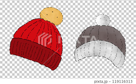 ニット帽 イラスト 119116313