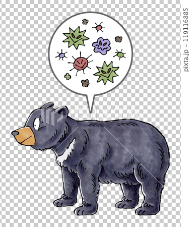 ツキノワグマと病原菌 ツキノワグマと病原菌 119116885