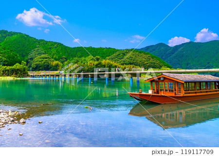 四万十川と佐田の沈下橋 四万十川と佐田の沈下橋 119117709