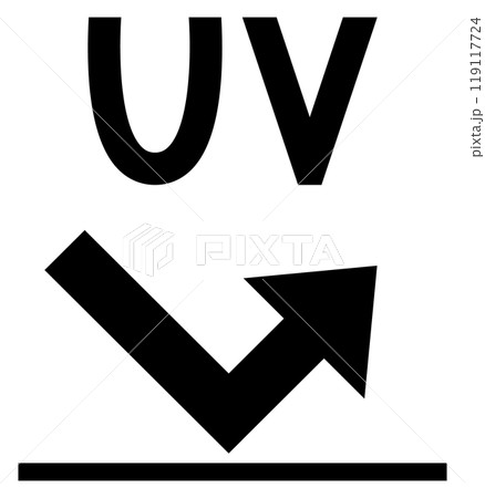 UVカットのアイコンイラスト UVカットのアイコンイラスト 119117724