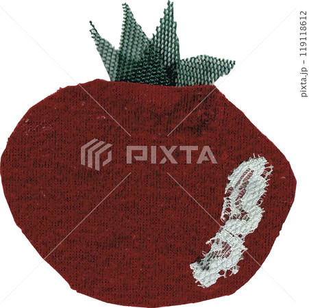 かわいいトマトのイラスト素材 119118612