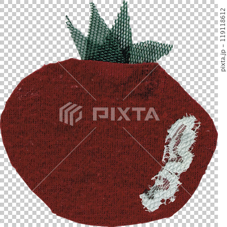 かわいいトマトのイラスト素材 119118612