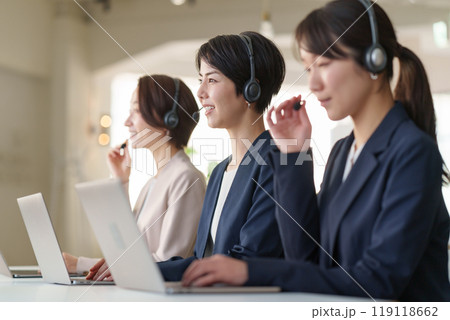 女性　オペレーター 119118662