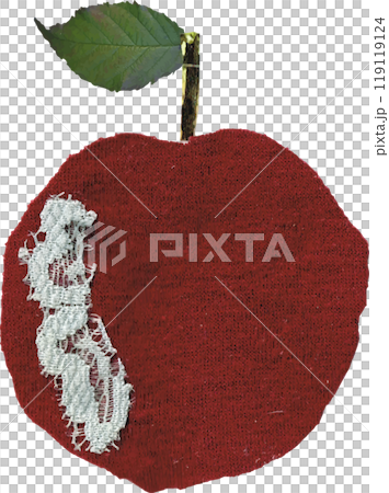 紅蘋果手繪插畫 119119124