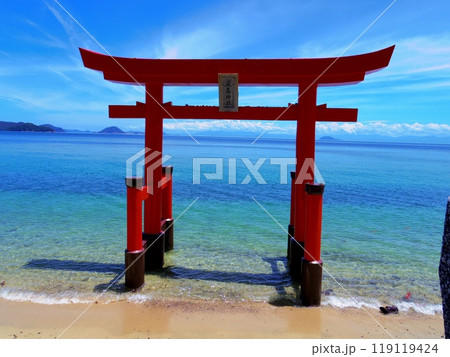 周防大島の厳島神社(山口県周防大島町) 119119424