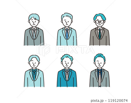 ビジネスパーソン_男性のアイコン#3 ビジネスパーソン_男性のアイコン#3 119120074