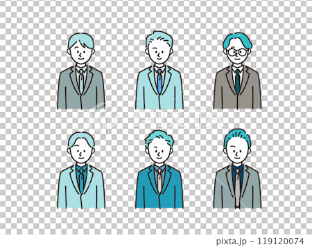 ビジネスパーソン_男性のアイコン#3 ビジネスパーソン_男性のアイコン#3 119120074
