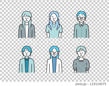ビジネスパーソン_女性のアイコン#4 119120075