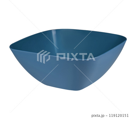 empty plastic bowl isolated on white background. Set of plastic bowls set 119120151
