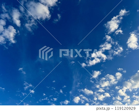 青空と白い雲 119120929