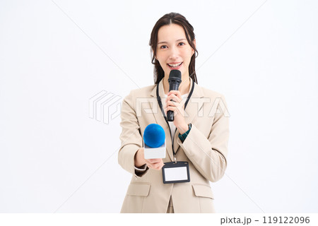 インタビューアー レポーター 司会者 アナウンサー 取材 芸能 インタビューアー レポーター 司会者 アナウンサー 取材 芸能 119122096
