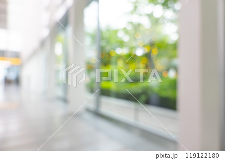 ビジネス街の背景ぼかし 119122180