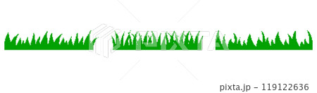 Pixel Art Grass Icon Set. Retro Pixelated Green Grass in Nostalgic 8-bit Style. Isolated Vector Illustration 119122636