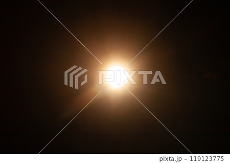 Sun flare on the black background 119123775