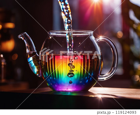 Fresh magic tea. Fresh magic tea. 119124093