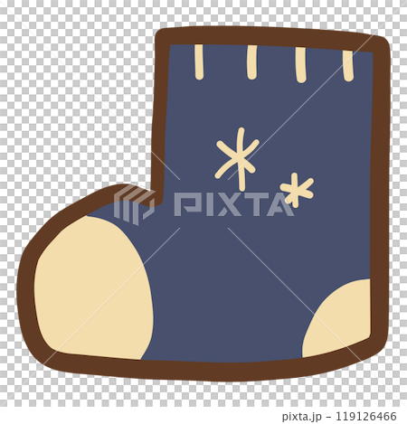 手描きの靴下1 119126466