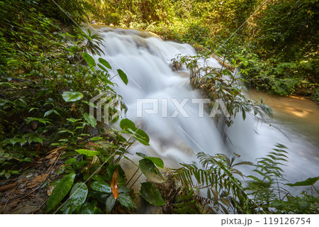 waterfall in Chiang Rai province of Thailand. 119126754