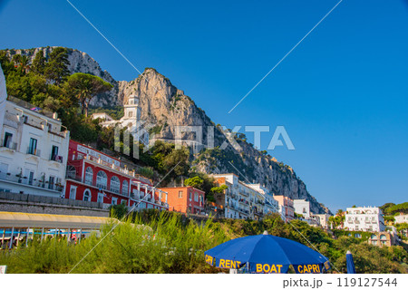 イタリアのアマルフィで見る世界遺産のきれいな景色 イタリアのアマルフィで見る世界遺産のきれいな景色 119127544