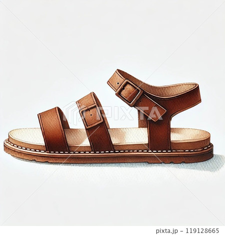 サンダルの水彩画 サンダルの水彩画 119128665