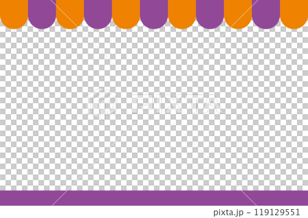 Halloween colored shop style frame material Halloween colored shop style frame material 119129551
