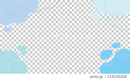 抽象淺藍色框架形狀 抽象淺藍色框架形狀 119130208