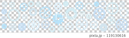 Scattered gears background blue light blue 119130616
