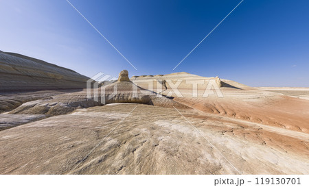 カザフスタン・マンギスタウ キジルクップの景観 / Kyzylkup, Kazakhstan カザフスタン・マンギスタウ キジルクップの景観 / Kyzylkup, Kazakhstan 119130701