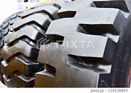Black rubber tire background Black rubber tire background 119130803