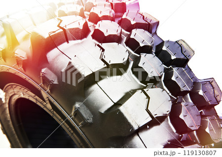 Black rubber tire for tractors and excavator 119130807