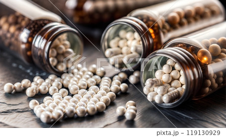 Homeopathic Capsules in a Full Frame Homeopathic Capsules in a Full Frame 119130929