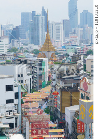 タイ王国バンコクの黄金仏寺院「ワット・トライミット」とその周辺 タイ王国バンコクの黄金仏寺院「ワット・トライミット」とその周辺 119131210
