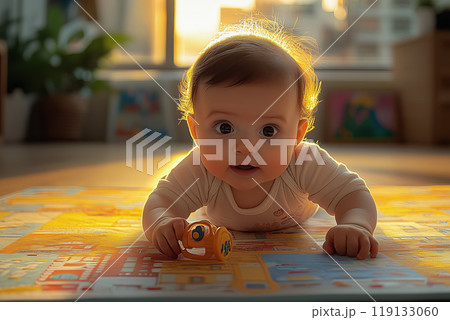 Sunlit Baby Playtime Sunlit Baby Playtime 119133060