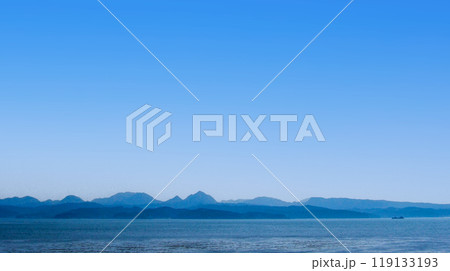 姫島から見た国東半島の山並み 姫島から見た国東半島の山並み 119133193