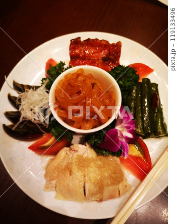 中華料理五種盛り合わせ前菜 中華料理五種盛り合わせ前菜 119133496