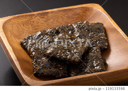 黒ごま 煎餅 黒ごま 煎餅 119133598